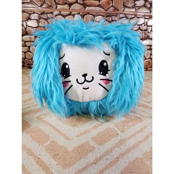 Pikmi Pops Surprise Blue Fluffy Bunny Rabbit Plush Toy #A97 - Picture 2 of 9